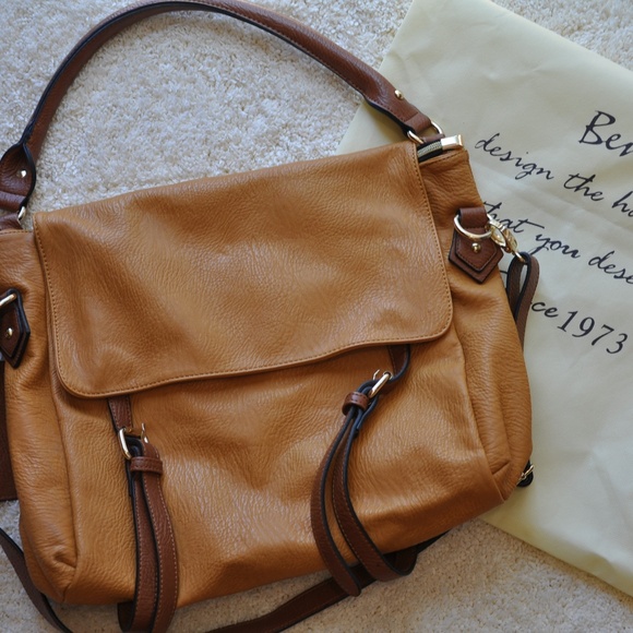 BENCH Yellow Large Leather Tote Bag - Picture 1 of 9